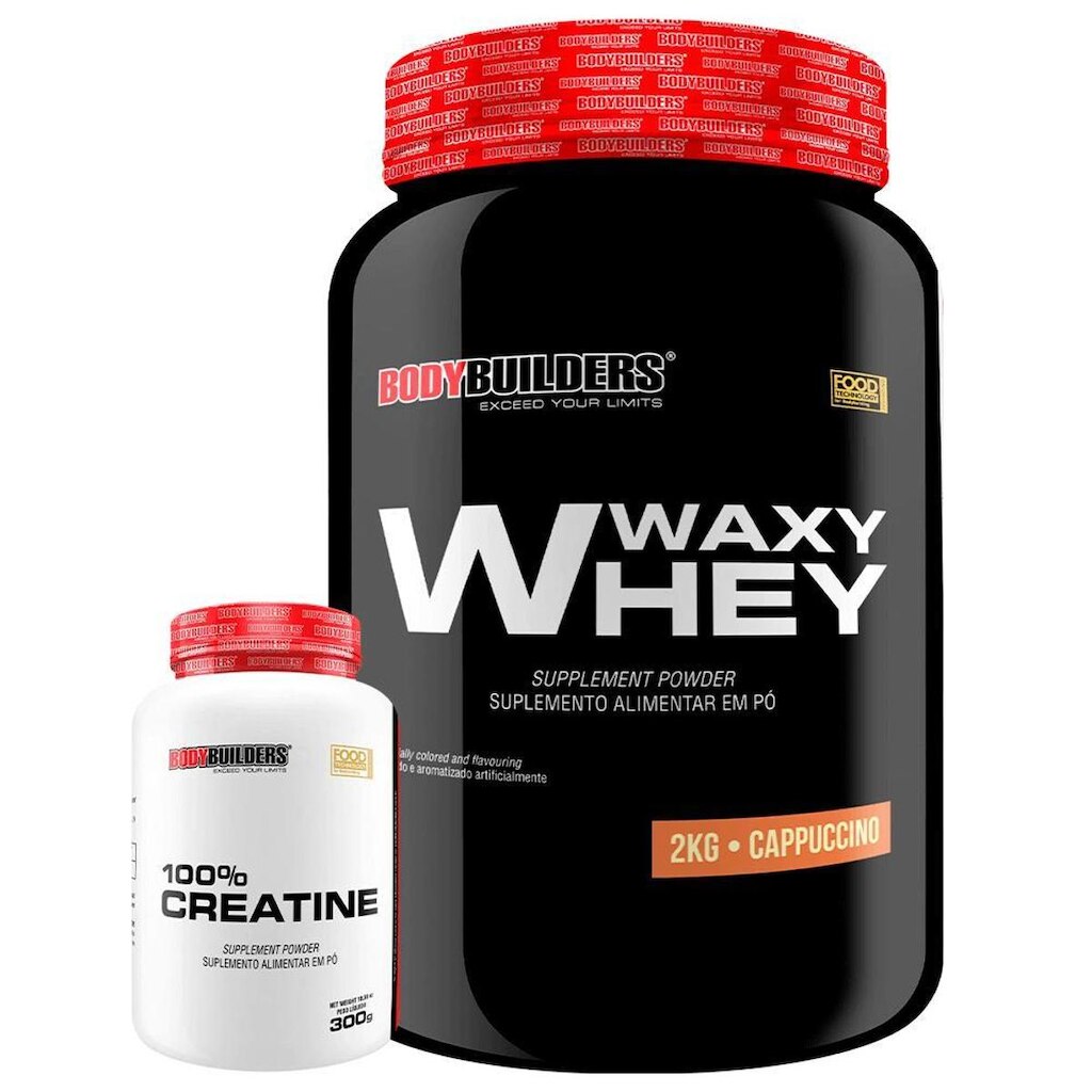 Kit Waxy whey 2kg + Creatina 300g - Bodybuilders