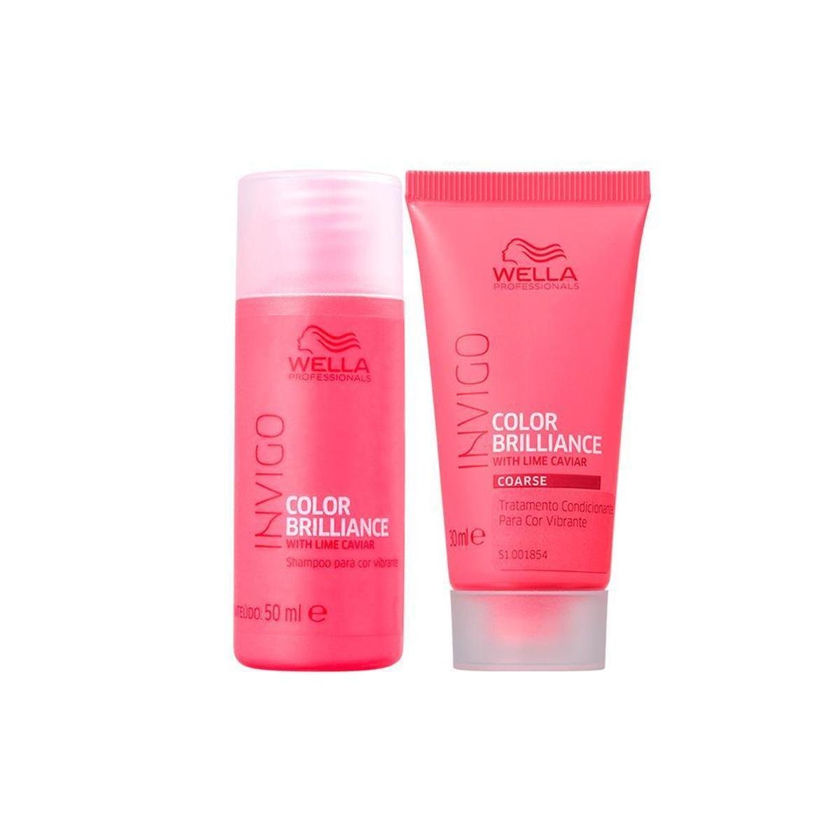 Kit Wella Professionals Invigo Brilliance - Shampoo 50ml e Máscara 30ml Menor preço em Kit Wella Professionals Invigo Brilliance - Shampoo 50ml e Máscara 30ml