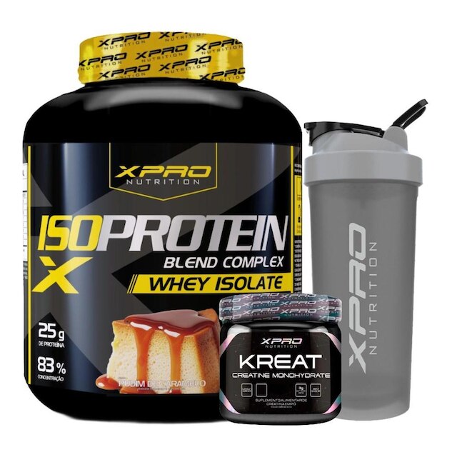 Kit Whey Iso Protein Blend Complex 2Kg + Creatina 300g + Coqueteleira - Pretorian é ruim? Kit Whey Iso Protein Blend Complex 2Kg + Creatina 300g + Coqueteleira - Pretorian é boa?