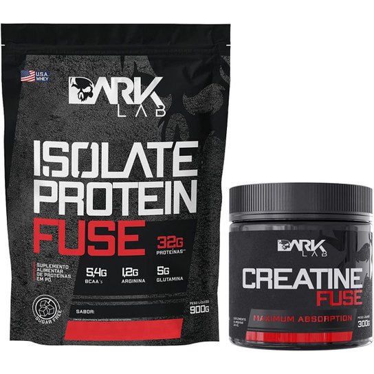Kit Whey Isolate Protein Fuse 900g + Creatina Fuse 300g Dark Lab é ruim? Kit Whey Isolate Protein Fuse 900g + Creatina Fuse 300g Dark Lab é boa?
