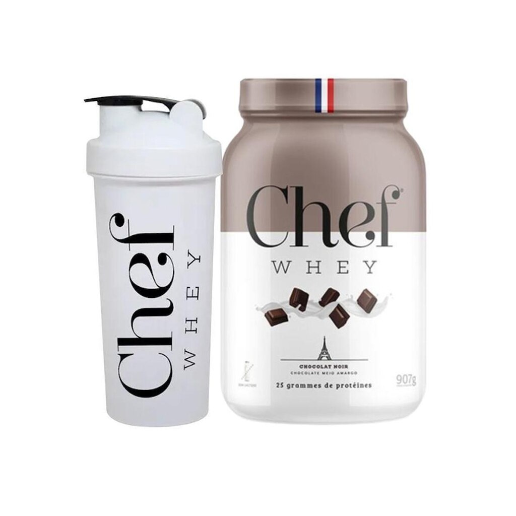Kit Whey Protein Ch ef Whey 907g + Coqueteleira - Ch ef Whey