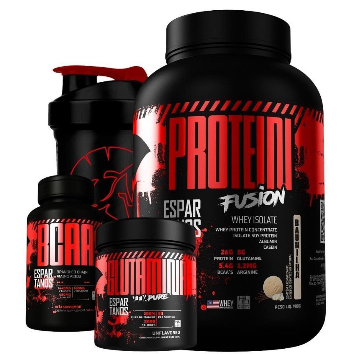 Kit Whey Protein Fusion + Bcaa + Glutamina + Shaker é ruim? Kit Whey Protein Fusion + Bcaa + Glutamina + Shaker é boa?