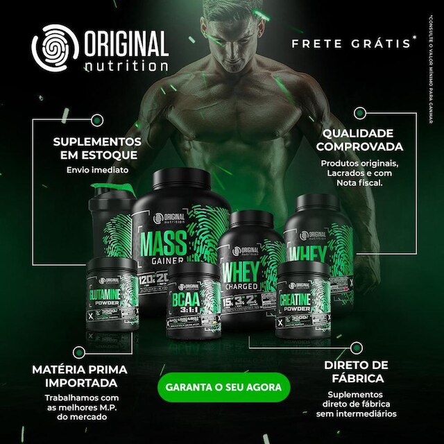 Kit Whey Protein Isolado Blend + Bcaa + Creatina Turbo Monohidratada + Shaker - Combo de Suplementos