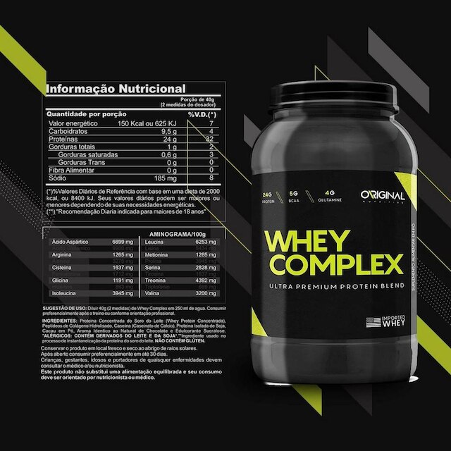 Kit Whey Protein Isolado Blend + Bcaa + Creatina Turbo Monohidratada + Shaker - Combo de Suplementos