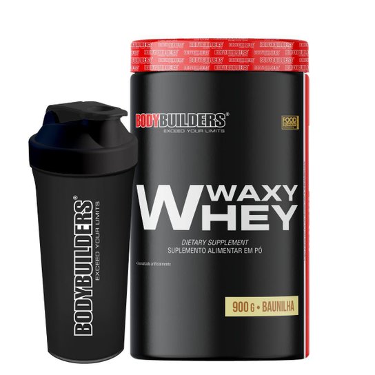 KIT - Whey Protein Waxy Whey 900g + Coqueteleira - Bodybuilders é ruim? KIT - Whey Protein Waxy Whey 900g + Coqueteleira - Bodybuilders é boa?