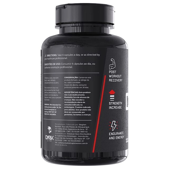 Kit X2 Creatina 120 Capsulas Dark Lab
