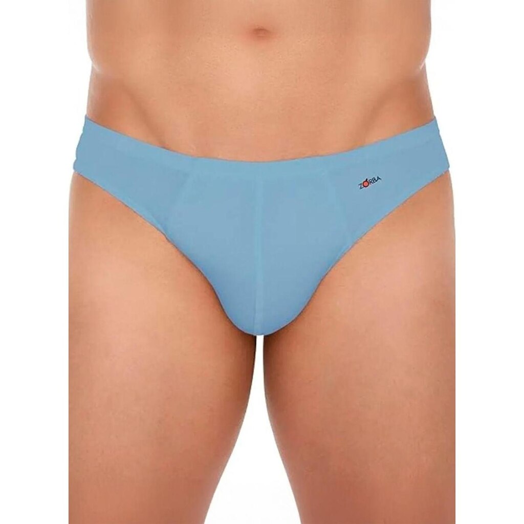 Kit/3 Cueca Slip Zorba 0791 Masculina Básica Algodão T. P/GG