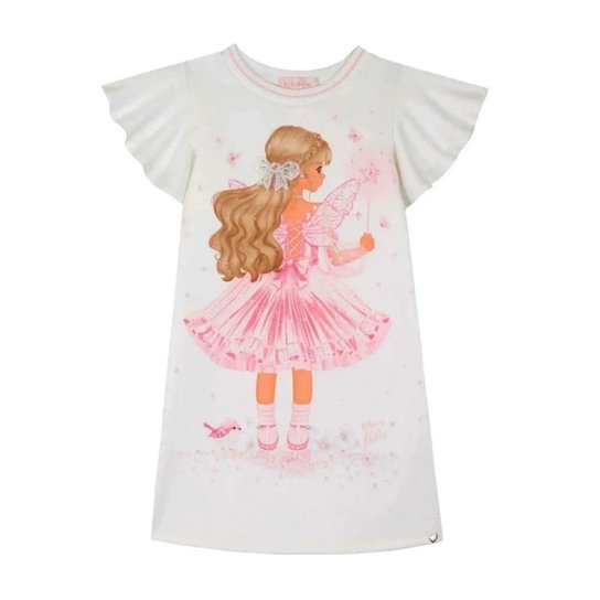 Kukie Vestido Fly Tech Branco