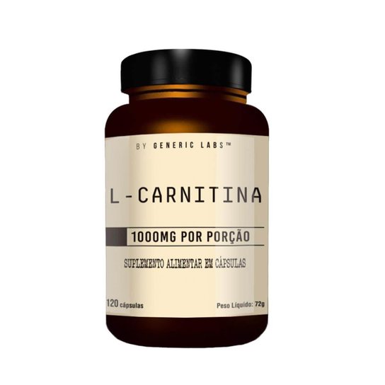L-Carnitina 120 Cápsulas - Generic Labs é ruim? L-Carnitina 120 Cápsulas - Generic Labs é boa?