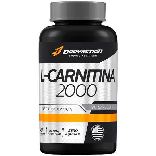 L-Carnitina 2000mg com 90 cápsulas Bodyaction Menor preço em L-Carnitina 2000mg com 90 cápsulas Bodyaction