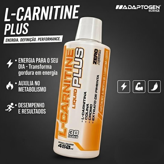 L-Carnitina Adaptogen Plus 450ml - undefined