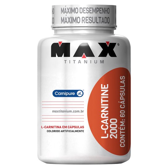 L-Carnitine 2000 60 Cáps - Max Titanium Menor preço em L-Carnitine 2000 60 Cáps - Max Titanium