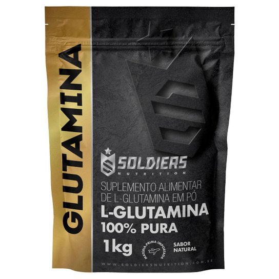 L - Glutamina 1Kg - 100% Pura Importada - Soldiers Nutrition Menor preço em L - Glutamina 1Kg - 100% Pura Importada - Soldiers Nutrition