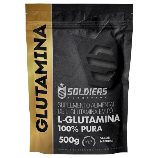 L - Glutamina 500g - 100% Pura Importada - Soldiers Nutrition Menor preço em L - Glutamina 500g - 100% Pura Importada - Soldiers Nutrition