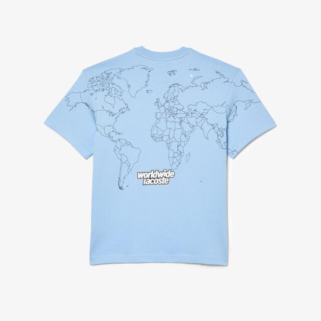 Lacoste Camiseta Masculina Em Jérsei De Algodão Orgânico