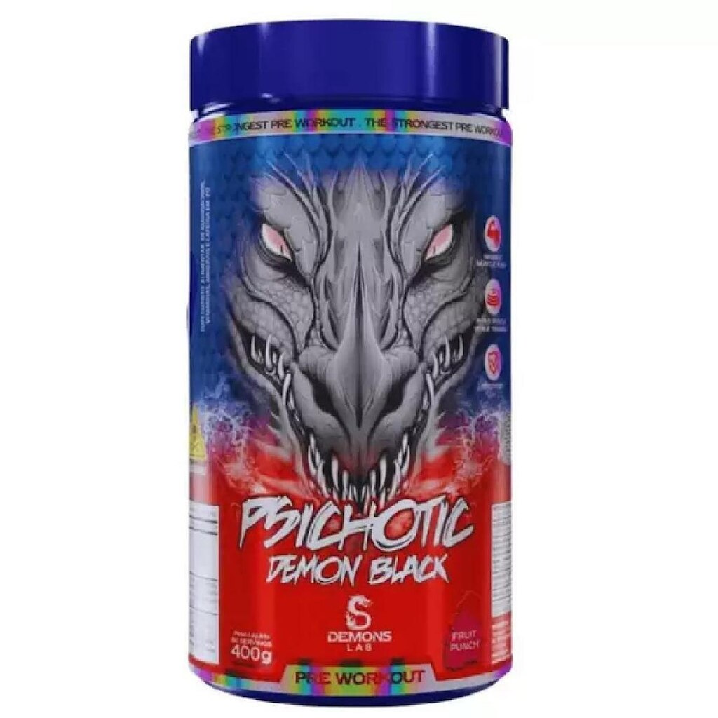 LANÇAMENTO PSICHOTIC DEMON BLACK 400G - DEMONS LAB