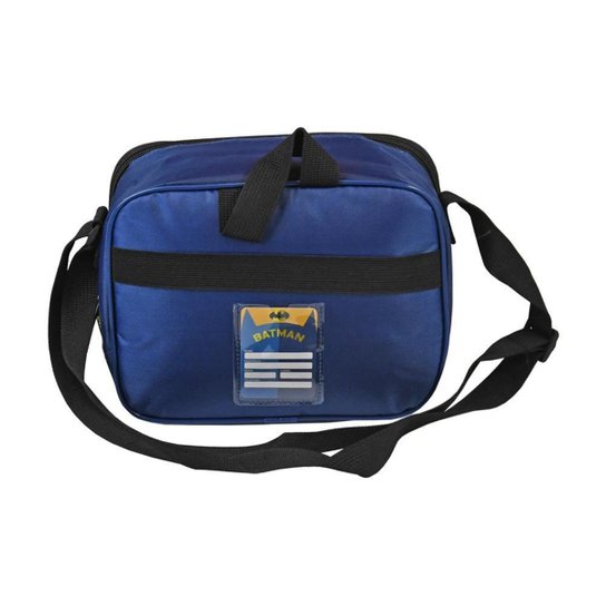 Lancheira Batman Luxcel Amarelo LA35582BM - Azul