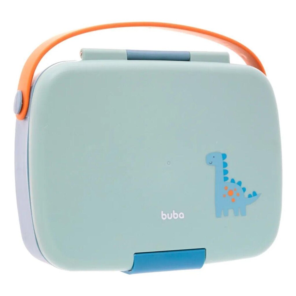 Lancheira Bento Box Magic com Talheres Inox Dinossauro