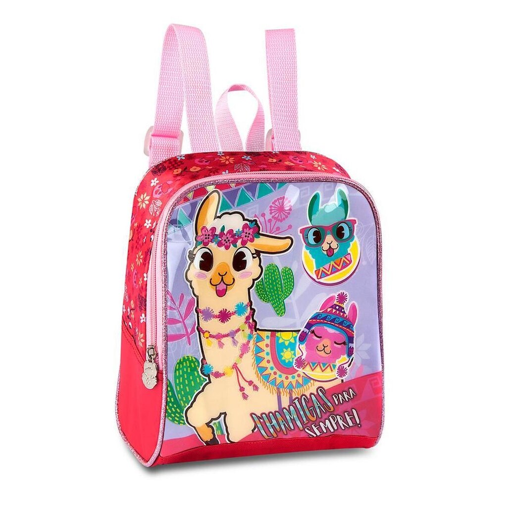 LANCHEIRA INFANTIL ESCOLAR FEMININA LHAMAS BOLSA MENINAS