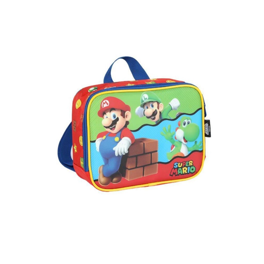 Lancheira Infantil Super Mario Up4you Média Escolar