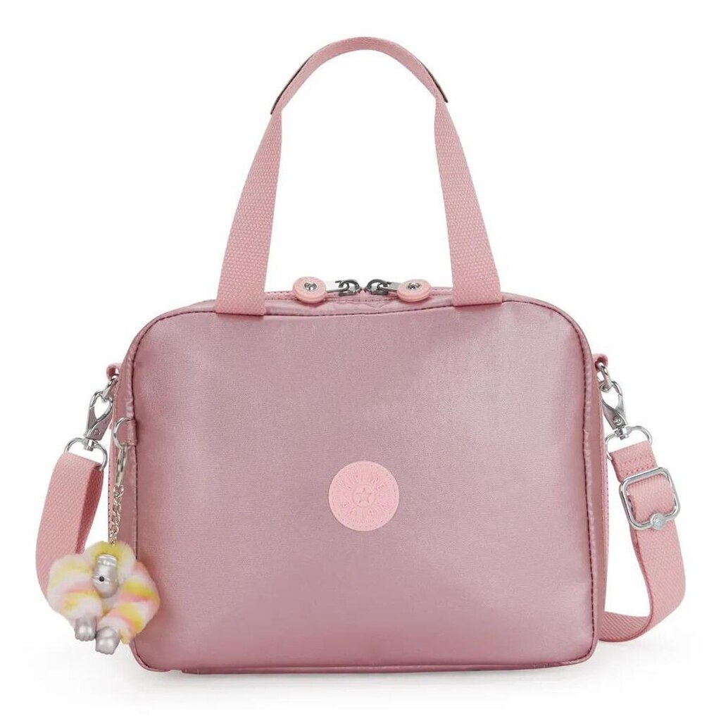 Lancheira Kipling Miyo Bronze Pink Met