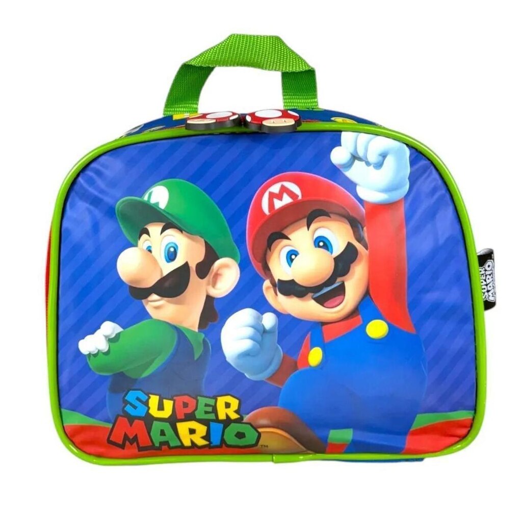 LANCHEIRA LUXCEL INFANTIL MARIO BROS LA42543MO