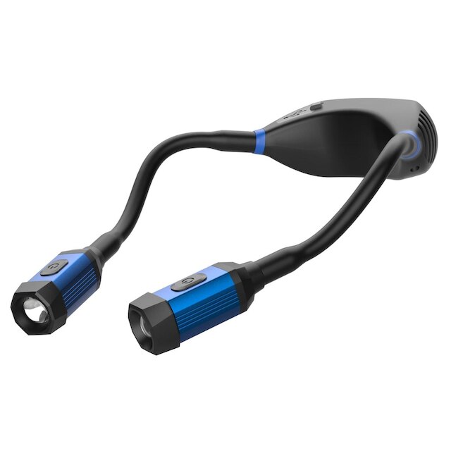 LANTERNA COB LED DE PESCOÇO FLEXIVEL RECARREGAVEL