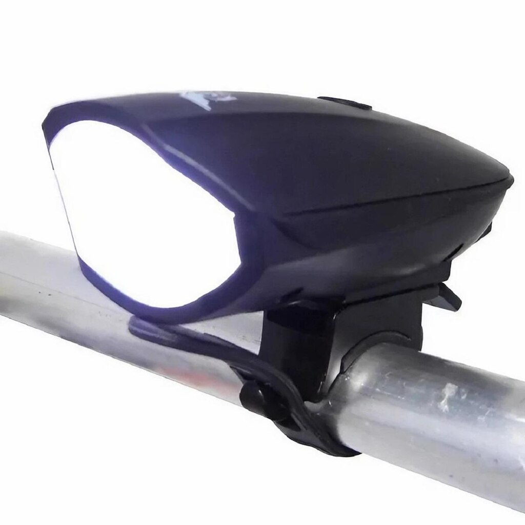 Lanterna Farol Led Bike Com buzina Recarregável Usb