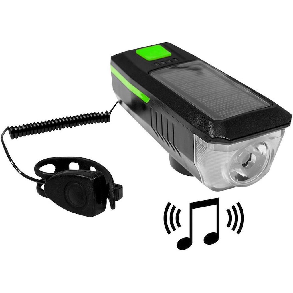 Lanterna Led com Buzina carregamento solar ou USB  CL-17