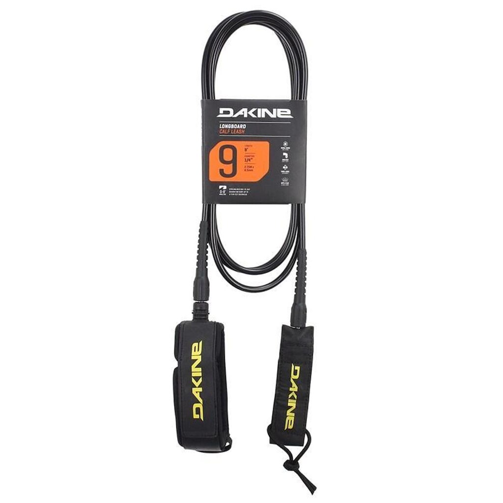 Leash Dakine 9X1/4 Longboard Panturrilha Black