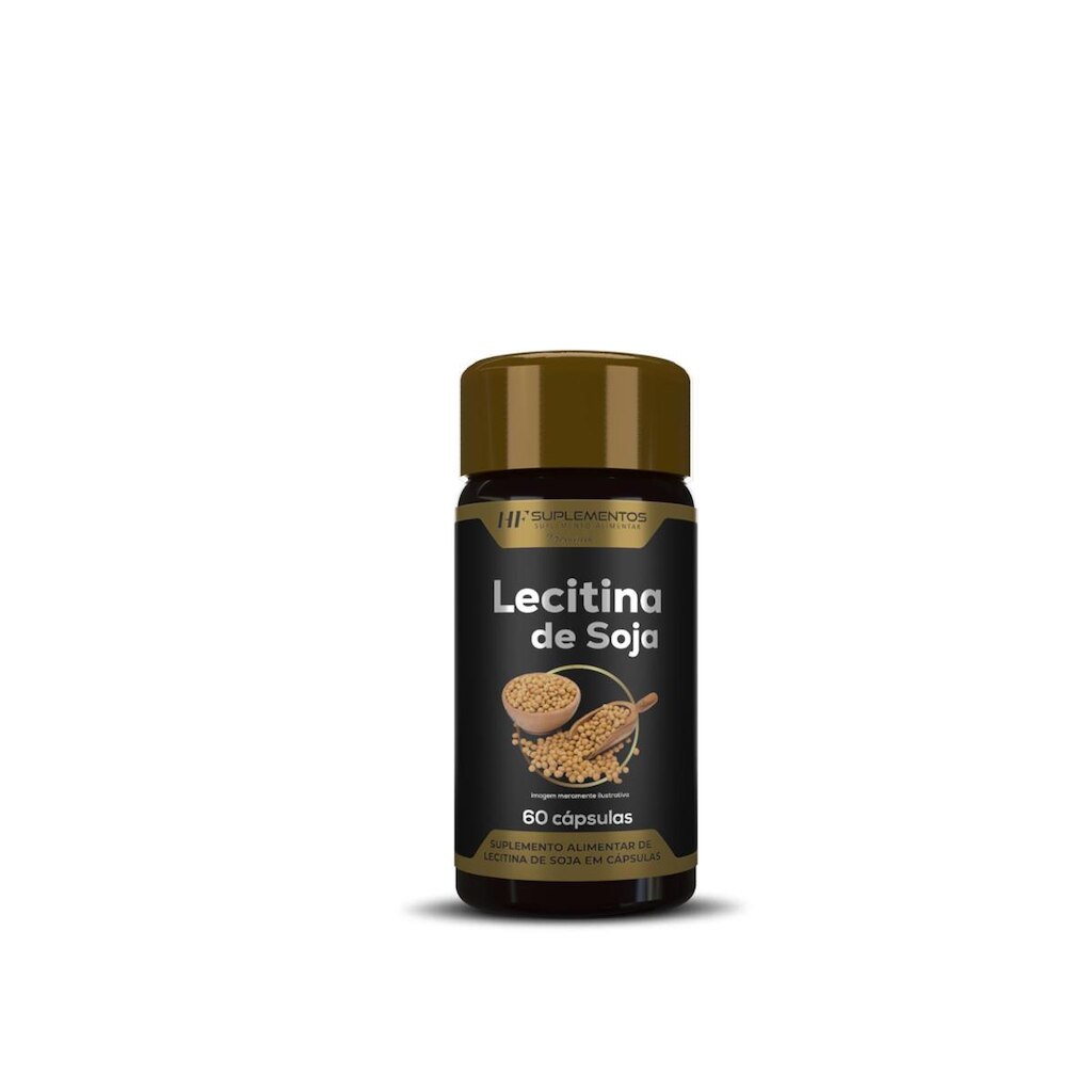 Lecitina De Soja 60 Caps Hf Suplementos
