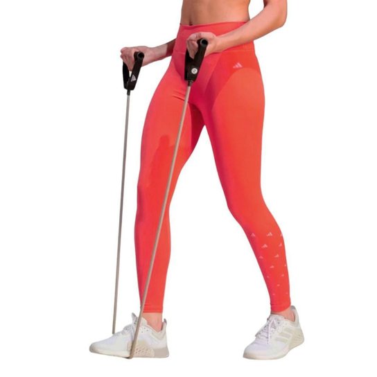 Legging 7/8 Adidas Train Essentials Feminina Laranja Netshoes