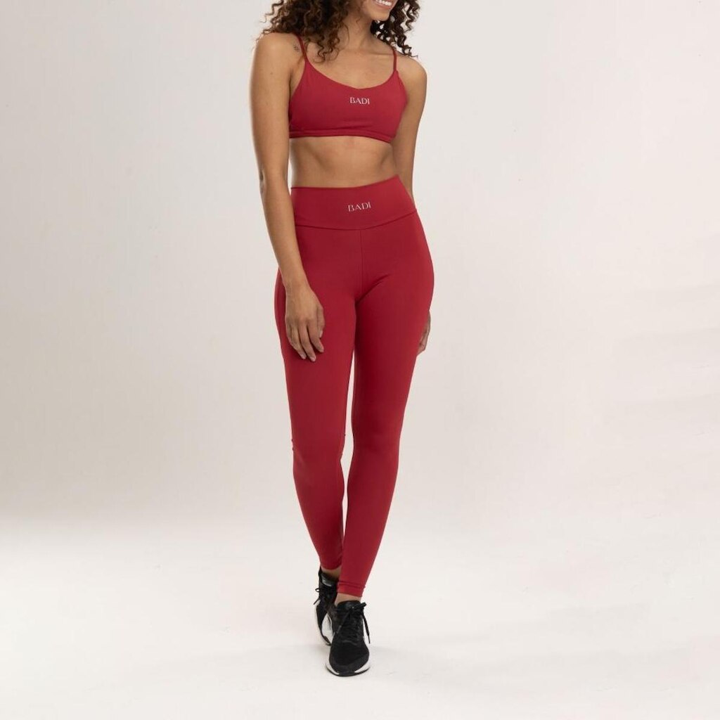 Legging Adaptiv com Bolso Traseiro e Cintura Alta em Poliamida Feminina