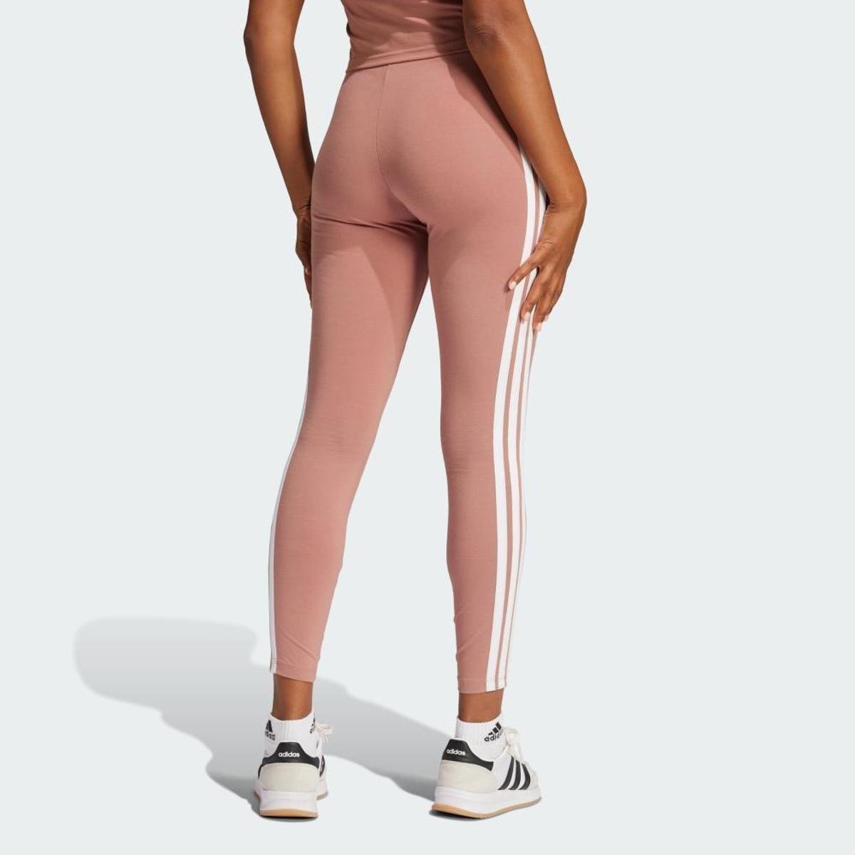 Womens Clothing Ash Pink Adidas Leggings Legging Algodão