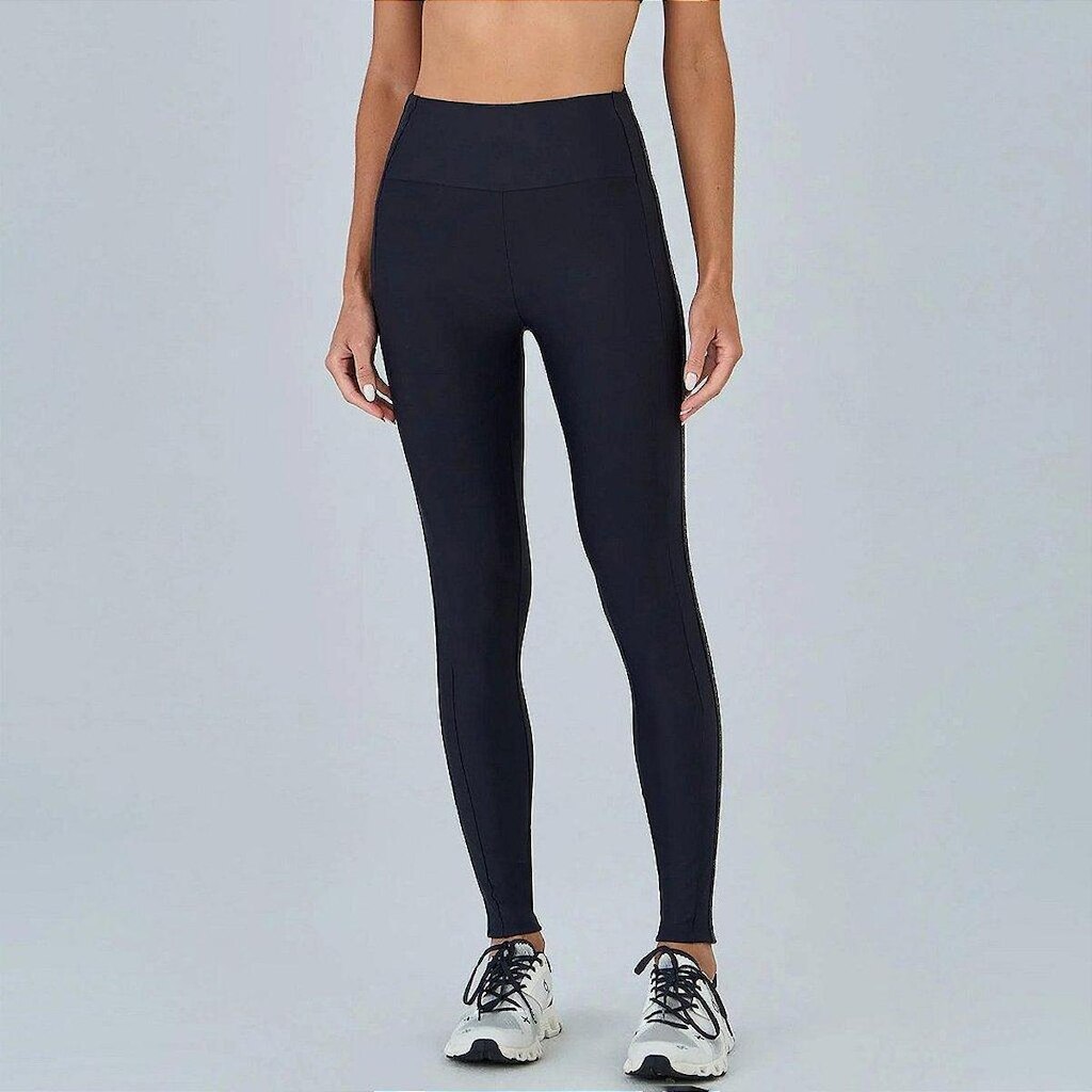 Legging Alto Giro Elástico Personalizado WT26 Preto