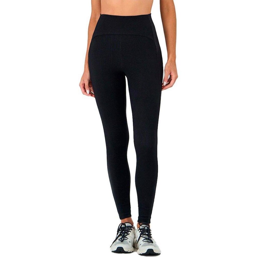Legging Alto Giro Rib Glow Feminina