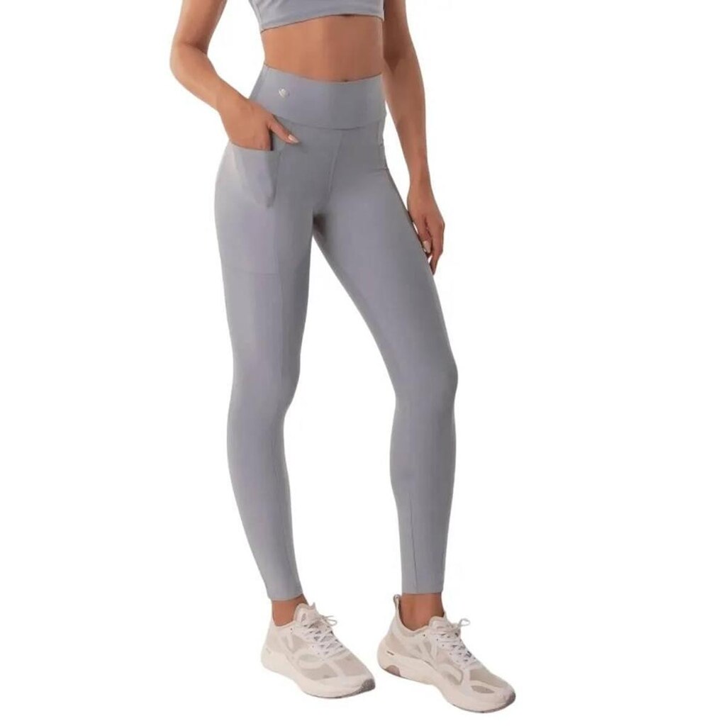 Legging Amei Sport com Bolso - Chumbo