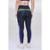 Legging Authen Essential Run Flight Feminina - Preto+Azul