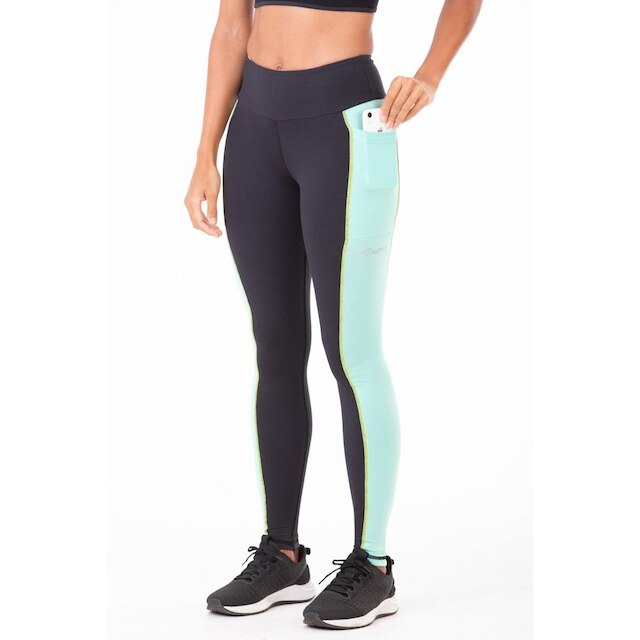 Legging Authen Grit Focus Preto e Verde