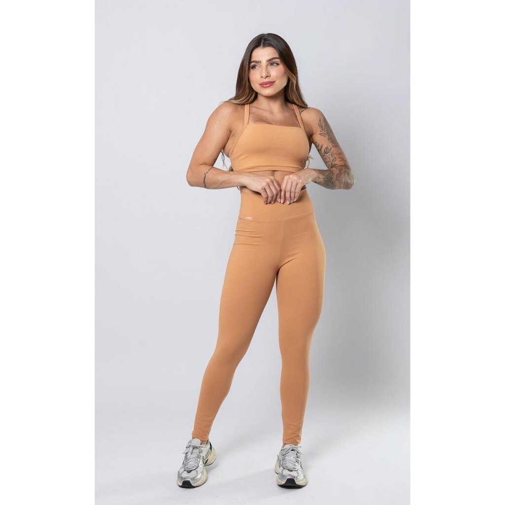 Legging Bloome Activewear Com bolso no Cós Feminina