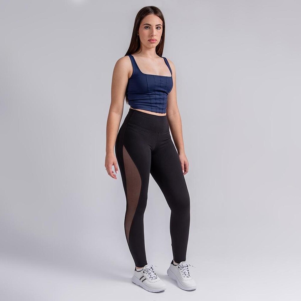 Legging Damarant Com Tela Feminina