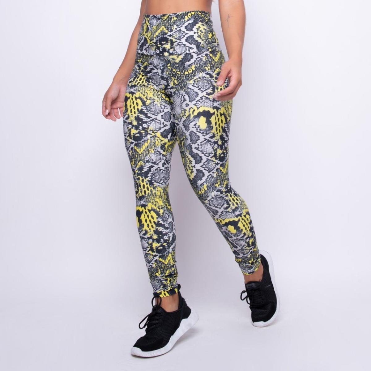 Legging Fitness Cobra - Cinza | Netshoes