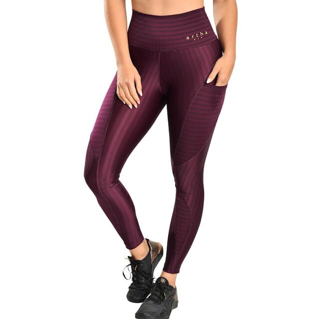 Legging fitness zig com bolso lateral Arthafit