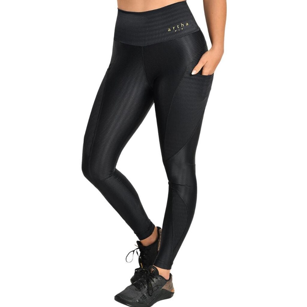 Legging fitness zig com bolso lateral Arthafit