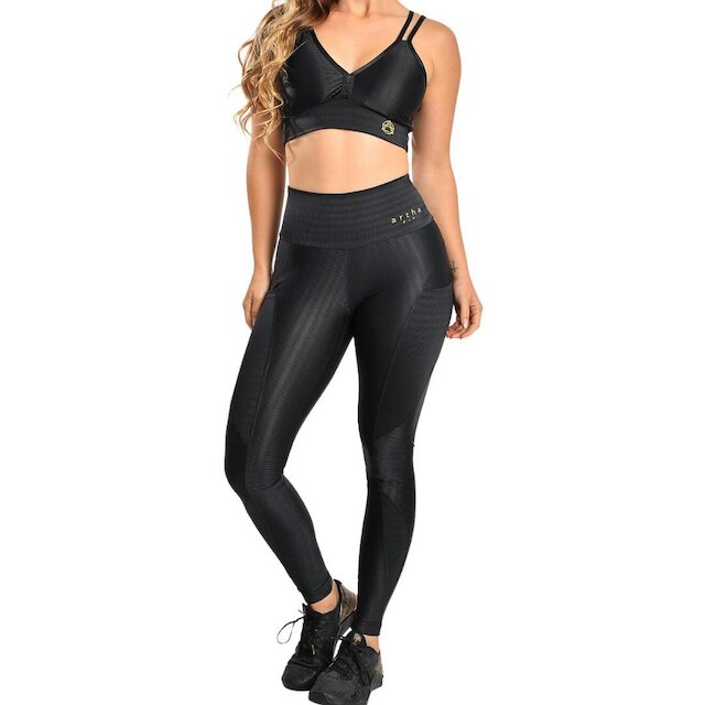 Legging fitness zig com bolso lateral Arthafit