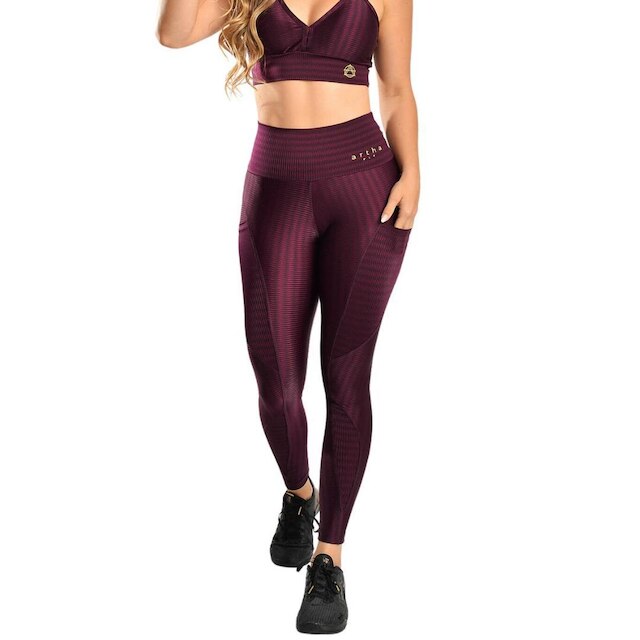 Legging fitness zig com bolso lateral Arthafit