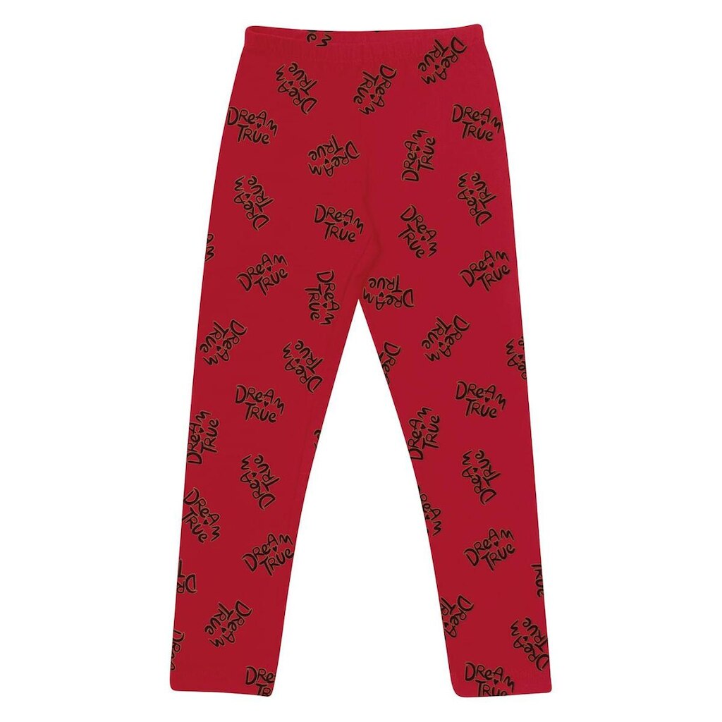 Legging Infantil Estampada Molecotton Rovitex Kids Vermelho