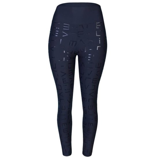 Legging Live Feminina Icon Lux - Marinho+Cinza