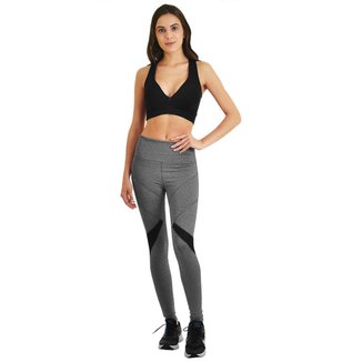 Legging Mescla c/detalhe Preto