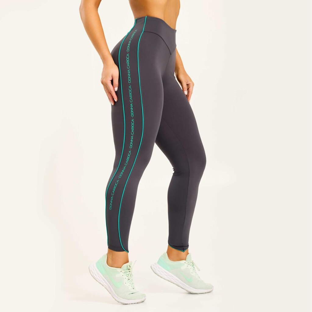 Legging Perception Poliamida Com Estampa Emborrachada Donna Carioca